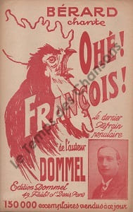 Partition de la chanson : Ohé ! François !