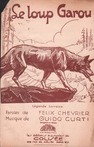 Partition de la chanson : Loup garou (Le) Légende