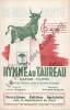 Partition de la chanson : Hymne au taureau       Hymne . Polier's,Durvil - Grégoire Adolphe - Grégoire Louis