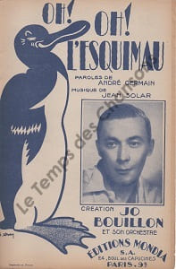 Partition de la chanson : Oh ! Oh ! L'esquimau        