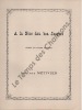 Partition de la chanson : A la noce dau bea Jacquet        . Métivier Adolphe - Métivier Adolphe - Métivier Adolphe