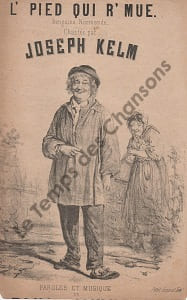 Partition de la chanson : L'pied qui r'mue