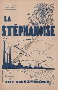 Partition de la chanson : Stéphanoise (La) Hymne