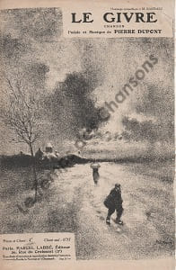 Partition de la chanson : Givre (Le)