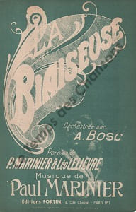 Partition de la chanson : Biaiseuse (La) Chansonnette