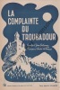Partition de la chanson : Complainte du troubadour (La)        .  - de Vonnes André - Estienne Yves