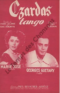 Partition de la chanson : Czardas