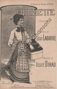 Partition de la chanson : Midinette        .  - Dihau Désiré - Labarre Léon