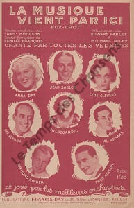 Partition de la chanson : Musique vient par ici (La) The music goes round and around