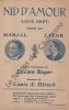 Partition de la chanson : nid d'amour        . Flor Jean,Marjal - Hirsch Louis Achille - Boyer Lucien