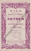 Partition de la chanson : Nina      Arthur  Théâtre Daunou. Perrey Mireille - Christiné - Barde André