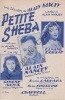 Partition de la chanson : Petite Sheba        . Alma Simone,Dorsay Elyane,Nancey Alain - Nancey Alain,Vic Claude-Henri - Nancey Alain