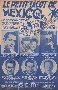 Partition de la chanson : Petit tacot de Mexico (Le) The choo choo samba