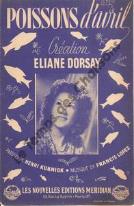 Partition de la chanson : Poissons d'avril