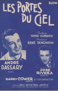 Partition de la chanson : Portes du ciel (Les)
