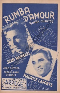 Partition de la chanson : Rumba d'amour        