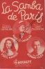 Partition de la chanson : Samba de Paris (La)        . Chevalier Maurice,Hilda Bernard,Marnier Doris - Bourtayre Henri - Chevalier Maurice