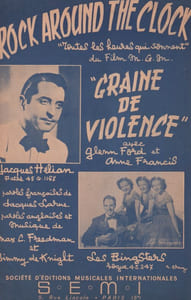 Partition de la chanson : Toutes les heures qui sonnent Rock around the clock Graine de violence
