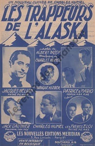 Partition de la chanson : Trappeurs de l'Alaska (Les)