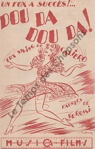 Partition de la chanson : Dou Da Dou Da !