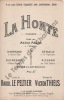Partition de la chanson : Honte (La)        Eldorado,Gaîté Rochechouart,Bobino,Petit Casino,Bataclan,Pépinière. Pacra ...