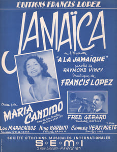 Partition de la chanson : Jamaïca A la Jamaïque