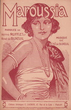 Partition de la chanson : Maroussia . - De Buxeuil René - De Buxeuil René,Ruffet Nettys