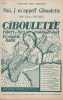 Partition de la chanson : Moi, je m'appelle Ciboulette      Ciboulette  Théâtre des Variétés. Favart Edmée - Hahn Reynaldo - de Croisset Francis,de ...