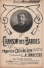 Partition de la chanson : Chanson des Bardes        . Doublier Maurice - Droccos A. - Doublier Maurice