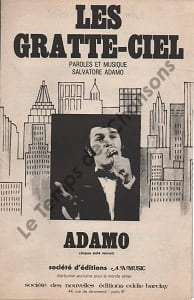 Partition de la chanson : Gratte-ciel (Les)