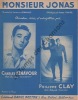 Partition de la chanson : Monsieur Jonas        . Aznavour Charles,Clay Philippe - Roche Pierre - Aznavour Charles