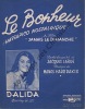 Partition de la chanson : Bonheur (Le)  Hassapiko nostalgique    Jamais le Dimanche  . Dalida - Hadjidakis Manoy - Larue Jacques