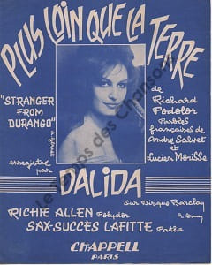 Partition de la chanson : Plus loin que la terre