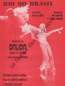 Partition de la chanson : Rio do Brasil