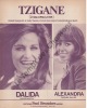 Partition de la chanson : Tzigane  Zigeunerjunge      . Dalida,Alexandra - Blum Hans - Gérald Frank