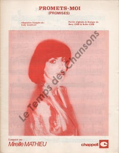 Partition de la chanson : Promets-moi  Promises      
