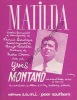 Partition de la chanson : Matilda        . Montand Yves - Lemarque Francis,Cowan Marie - Lemarque Francis