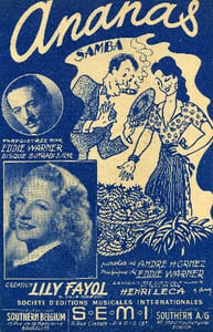 Partition de la chanson : Ananas        