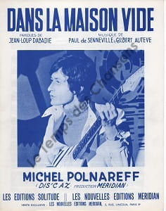 Partition de la chanson : Dans la maison vide