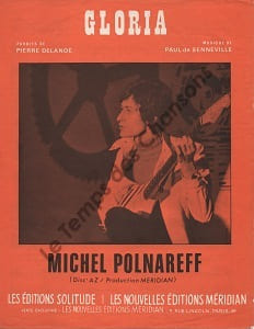 Partition de la chanson : Gloria