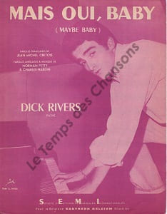 Partition de la chanson : Mais oui, Baby Maybe Baby