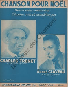 Partition de la chanson : Chanson pour Noël        