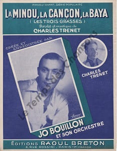 Partition de la chanson : Minou, la cançon, la Baya (La)  Trois grasses (Les)      