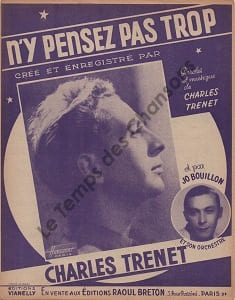 Partition de la chanson : N'y pensez pas trop