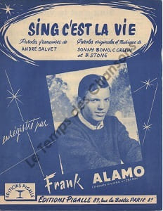 Partition de la chanson : Sing c'est la vie        