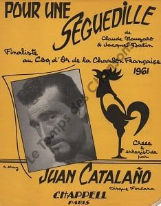 Partition de la chanson : Pour une séguedille        