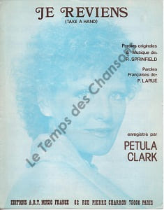 Partition de la chanson : Je reviens Take a hand
