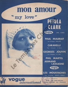 Partition de la chanson : Mon amour My love