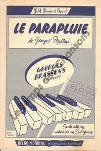 Partition de la chanson : Parapluie (Le)
