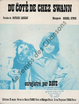 Partition de la chanson : Du côté de chez swann     Tampon   . Dave - Cywie Michel - Loiseau Patrick